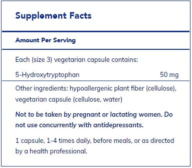 5-HTP (5-Hydroxytryptophan) 50 mg  by Pure Encapsulations