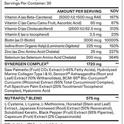 Nutrafol Men's Hair Growth Nutraceutical