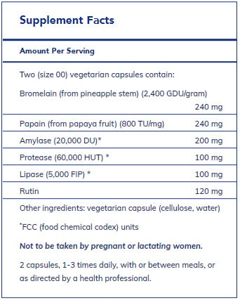 A.I. Enzymes 120's  by Pure Encapsulations