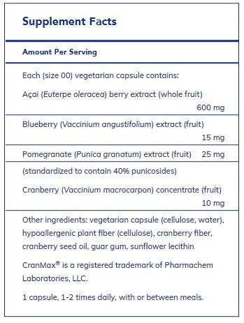 Açai 600 180's  by Pure Encapsulations