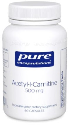 Acetyl-l-Carnitine 500 mg 60's  by Pure Encapsulations