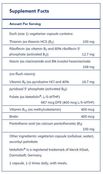 B-Complex Plus by Pure Encapsulations