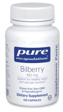 Bilberry 160 mg 120's  by Pure Encapsulations