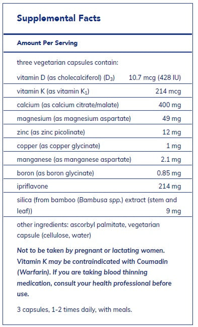 +CAL+ with Ipriflavone  by Pure Encapsulations