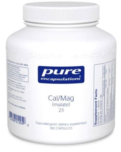 Calcium Magnesium (malate) 2:1 180's  by Pure Encapsulations