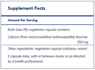 Calcium (MCHA) 180's  by Pure Encapsulations