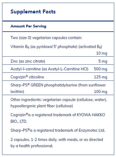 CogniPhos 120's  by Pure Encapsulations