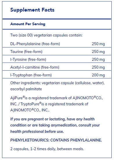 Cognitive Aminos 120's by Pure Encapsulations