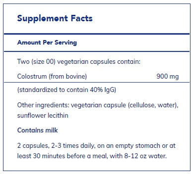 Colostrum 40% IgG  by Pure Encapsulations