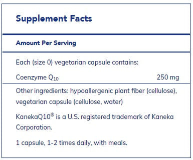 CoQ10 - 250mg 60's  by Pure Encapsulations