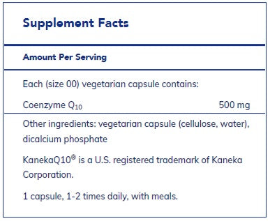 CoQ10 - 500mg 60's  by Pure Encapsulations