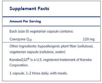 CoQ10 120mg  by Pure Encapsulations