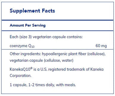 CoQ10 60mg by Pure Encapsulations