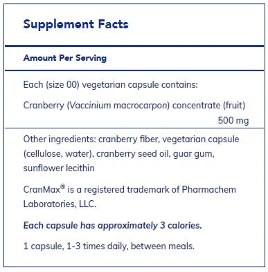 Cranberry NS by Pure Encapsulations