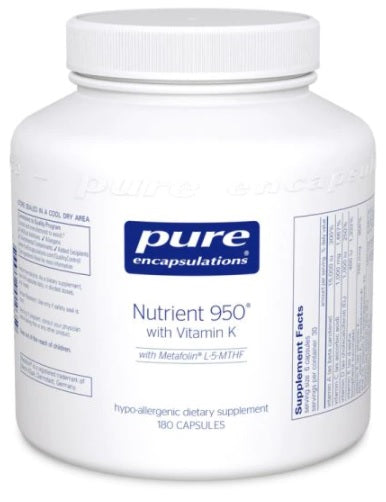 Nutrient 950 with Vitamin K 180's By Pure Encapsulations