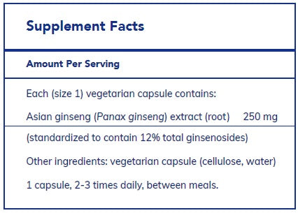 Panax Ginseng 120's by Pure Encapsulations