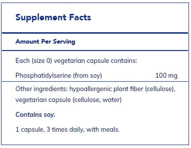 PS 100 (phosphatidylserine)  by Pure Encapsulations