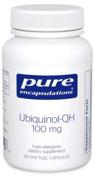 Ubiquinol-QH 100 mg 60's by Pure Encapsulations