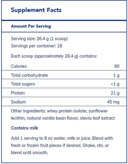 WheyBasics 432 g by Pure Encapsulations